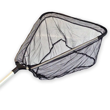 Koi Fisch Catch Netze + Teich Triangle Fangen Kescher optional Teleskop Griff - 1