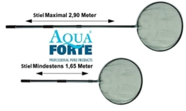 Koi-Kescher 60,80 100cm mit 2,9m Teleskopstiel, Größe Ø:Ø 80 cm - 1