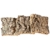 Korkrinde Korkstücke, 15 x 15 cm (3 Stück) (Naturkork, Zierkork) gereinigt & desinfiziert – ideal für Haustiere (Nager + Vögel) oder Basteln & Hobby (Modellbau), unbehandelte Rinde von der Korkeiche, flach - 3