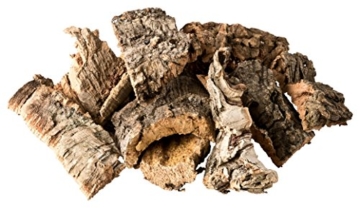 Korkstücke | Korkrinde | gereinigt & desinfiziert (Bruchstücke der Rinde der Korkeiche) 500g-Beutel. Für Haustiere (Nager, Vögel, Terrarium), Hobby und Basteln (Modellbau) oder Deko (Dekoration Blumen, Gestecken, Floristik) - 2