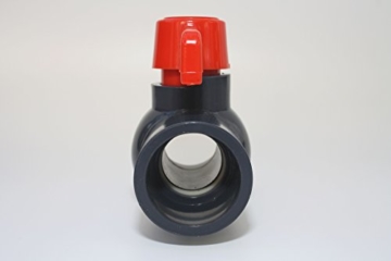 Kugelhahn 40mm mit 2 x Klebemuffe 1 1/4