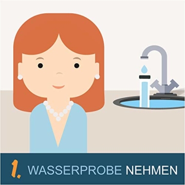 Labor-Wassertest Basis (8-in-1) für Trinkwasser/Leitungswasser, Express-Analyse im akkreditierten Fachlabor mit 8 Prüfwerten/24h-Versand/kostenlose Beratung/Kinderleichte Probenahme - 2