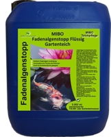 MIBO Fadenalgenvernichter Flüssig 5l für 150.000 Liter Teichwasser Fadenalgen Stopp - 1