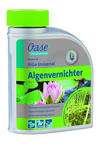 Oase AquaActiv AlGo Universal 500 ml Algenvernichter, Silber - 