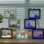 omem USB Mini Aquarium, Das, Desktop micro-landscape LED Aquarium, Aquarium-Set, Bausteine übereinander Fisch Tank - 4