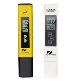 Pancellent Wasserqualitätstest Messgerät TDS PH EC Temperatur 4 in 1 Set - 1