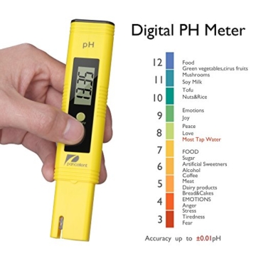 Pancellent Wasserqualitätstest Messgerät TDS PH EC Temperatur 4 in 1 Set - 6