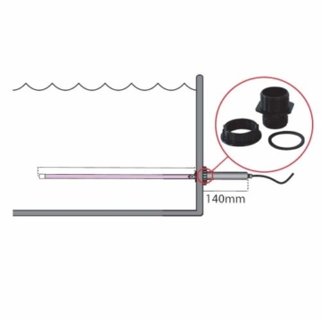 PondlifeTauch UVC 1.0 / Tauchstrahler 80 Watt Amalgam mit Funktions LED Tauchstrahler UVC Amalgam 80 Watt Ersatztrafo für Tauchstrahler Amalgam 40/80 Watt - 3