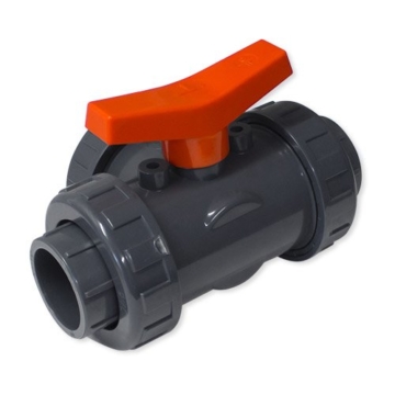 PVC 3-Wege-Kugelhahn d 50 mm | T-Bohrung - 2