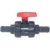 PVC Kugelhahn 2 Wege Schlauchtülle 38 mm - 1