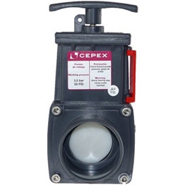 PVC Zugschieber Cepex 50 mm - 1