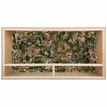 REPITERRA Terrarium Rückwand 3D Hintergrund im Naturlook Stein 120x60 cm - 2