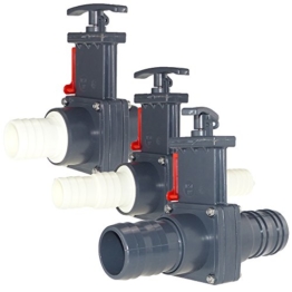 RST-Versand (Eigenmarke) PVC Zugschieber Schlauchtülle 50 mm - 1