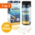 sanafish Wassertest Aquarium 7-in-1 – 100 Teststreifen – Wassertester fürs Aquarium auf GH, KH, pH, NO3, NO2, freies Cl, Gesamtalkalinität – in Dose - inkl. gratis E-Book - 1