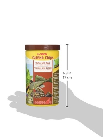 sera 00508 Wels-Chips 1000 ml - Die Chips für raspelnde Welse (z.B. Ancistrus und L-Welse) - 7
