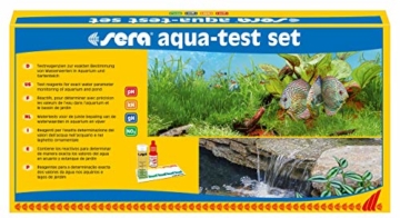 sera 04000 aqua-test set, Test Set fürs Aquarium & den Teich mit den 4 wichtigsten Wassertest pH, GH, KH, NO2 Teichwasser oder Aquarienwasser Testen für Fortgeschrittene schnell, genau, professionell - 1