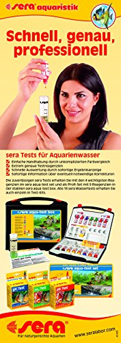 sera 04002 aqua-test box (+Cu), Koffer, Wasser testen für Fortgeschrittene pH, GH, KH, NH3/NH4, NO2,NO3, PO4, Fe und Cu - schnell, genau, professionell - 3