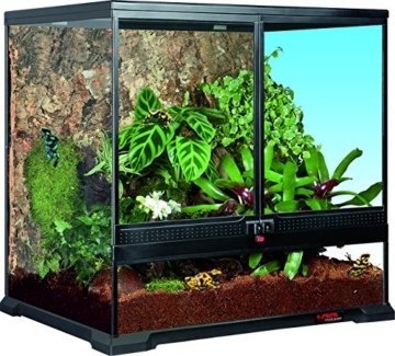 sera 32000 reptil Terra biotop 60 Terrarium - ein modernes Glasterrarium 60x60x45cm zur Haltung von Zwerg-Bartagamen, Chamäleons, Frösche, Salamander und Schnecken oder Insekten - 4