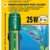 sera 8700 Regelheizer 25W (für 25 Liter) Qualitätsheizer mit schockresistentem Quarzglas, Präzisions-Sicherheitsschaltung und Sicherheits-Protector - 1