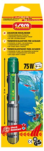 sera 8715 Regelheizer 75W (für 75 Liter) Qualitätsheizer mit schockresistentem Quarzglas, Präzisions-Sicherheitsschaltung und Sicherheits-Protector - 1