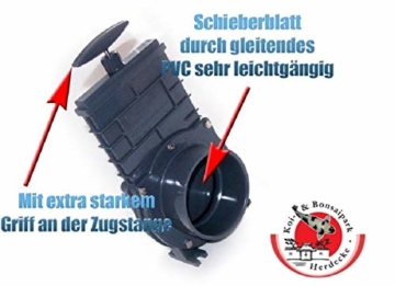 Sibo/ Aquaforte Valterra Zugschieber 3 x 110 mm mit Kunststoffplatte Gute Qualität Valterra Zugschieber 3 x 110 Kunsstoffplatte - 1