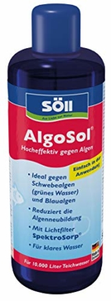 Söll 11120 AlgoSol - Hocheffektiv gegen alle Algen - 500 ml - 1