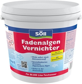 Söll 11605 FadenalgenVernichter - Besonders effizent & ergiebig - Sicher in der Anwendung - 2,5 kg - 1
