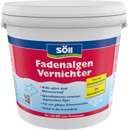 Söll 11606 FadenalgenVernichter - Besonders effizent & ergiebig - Sicher in der Anwendung - 5 kg - 1