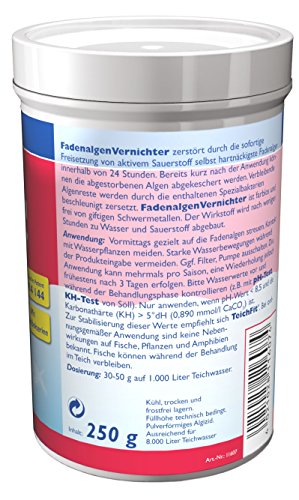 Söll 11607 FadenalgenVernichter - Besonders effizent & ergiebig - Sicher in der Anwendung - 250 g - 4