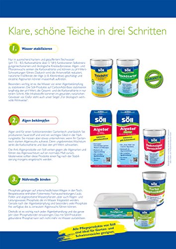 Söll 11607 FadenalgenVernichter - Besonders effizent & ergiebig - Sicher in der Anwendung - 250 g - 5