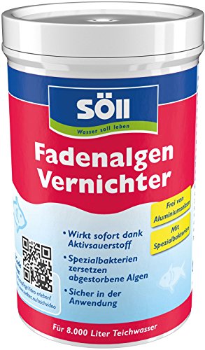 Söll 11607 FadenalgenVernichter - Besonders effizent & ergiebig - Sicher in der Anwendung - 250 g - 1
