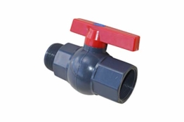 SPIRATO PVC Kugelhahn 6/4" Innengewinde x Außengewinde - 1