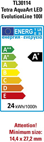 Tetra AquaArt Evolution Line LED Aquarium-Komplett-Set 100 Liter anthrazit (moderne LED Beleuchtung, integrierte Tag-Nachtlichtschaltung, gebogene Frontscheibe) - 15