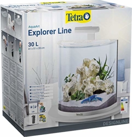 Tetra AquaArt Explorer Line Aquarium-Komplett-Set 30L, Weiß - 1