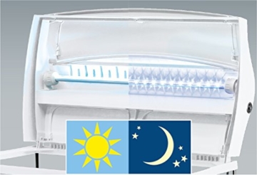 Tetra AquaArt LED Aquarium-Komplett-Set (inklusive LED-Beleuchtung, Tag- und Nachtlichtschaltung, EasyCrystal Innenfilter und Aquarienheizer, ideal für Zierfische) 60 Liter weiß - 7