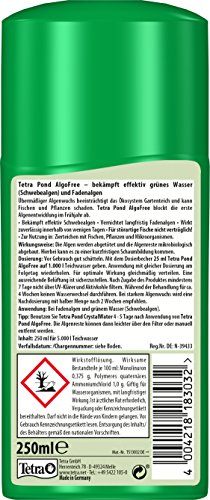 Tetra Pond AlgoFree (beseitigt effektiv grünes Wasser im Gartenteich, z.B. aufgrund Schwebealgen), 250 ml Flasche - 2