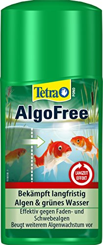 Tetra Pond AlgoFree (beseitigt effektiv grünes Wasser im Gartenteich, z.B. aufgrund Schwebealgen), 250 ml Flasche - 1