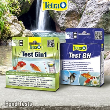 Tetra Pond Test 6in1 (Teststreifen zur Bestimmung von 6 wichtigen Wasserwerten im Gartenteich), 1 Dose (25 Streifen) - 2