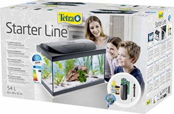 Tetra Regular Starter Line Aquarium-Komplettset mit LED-Beleuchtung stabiles 54 Liter Einsteigerbecken mit Technik, Regular Starterline, Futter und Pflegemitteln - 3