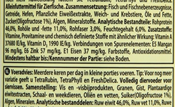 TetraMin XL Flakes, Hauptfutter für alle Zierfische mit größerem Maul in Flockenform, Futterverwertung, 1 Liter Dose - 10