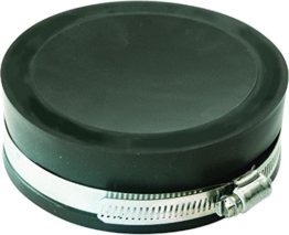 Tomodachi Flexible Endkappe aus PVC Elastomer dichten Rohre perfekt ab und sind dennoch flexibel. Gummirohrverschlüsse für die Abdichtung von Rohren im Haushalt und im Garten (50mm) - 1