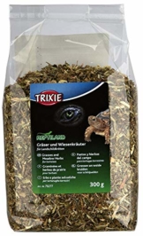 Trixie 76277 Gräser und Wiesenkräuter für Landschildkröten, 300 g - 1