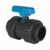 well2wellness® PVC-Kugelhahn mit 2-Wege Klebeanschluss 20mm - Blauer Griff - 2 Stück - 2