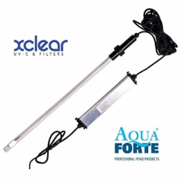 XClear kwartsglas + lamp 40Watt amalgaam - 1
