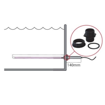 XClear kwartsglas + lamp 40Watt amalgaam - 5
