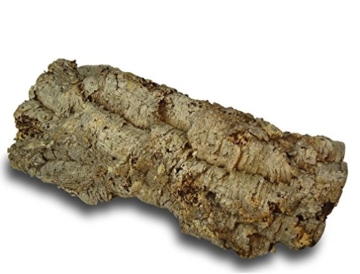 XL Korkrinde Korkstück, 50 x 20 cm (Naturkork, Zierkork) gereinigt & desinfiziert – ideal für Haustiere (Nager + Vögel) oder Basteln & Hobby (Modellbau), unbehandelte Rinde von der Korkeiche, flach - 2