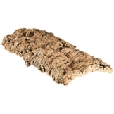 XL Korkrinde Korkstück, 50 x 20 cm (Naturkork, Zierkork) gereinigt & desinfiziert – ideal für Haustiere (Nager + Vögel) oder Basteln & Hobby (Modellbau), unbehandelte Rinde von der Korkeiche, flach - 1