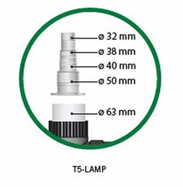 AquaForte Edelstahl Power UVC-Klärer T5 mit 75 Watt Gegen Algen - 2