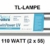 AquaForte Twin Power UV TL 110 Watt UVC Teichlampe/-klärer/-Filter, Alu, Aqua - 1