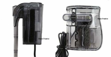 Blau Aquaristic - Nano-Aquarium Square 28 Liter - Starter Komplettset LED, Filter - 3